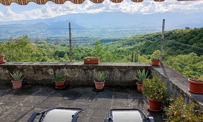 Bagnone Apartment | Cozy mini apartment on large terrace with unique view, pets allowed