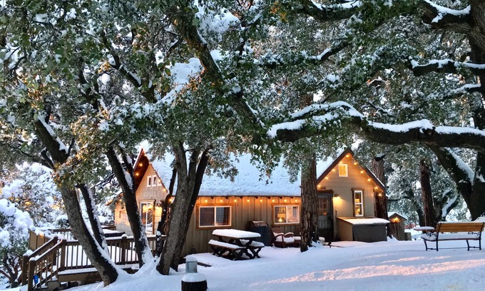 Pine Cove Cabin | "Cozy Oaks Cabin" Peaceful Mountain Getaway, Charming & Romantic! Trail Pass.