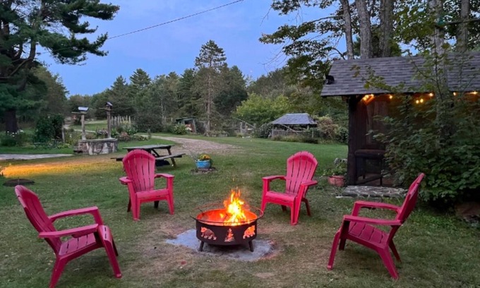 Greater Madawaska Cabin | Cozy private cabin with wifi. Close to Ski, Golf, Lakes and beach.Dog friendly