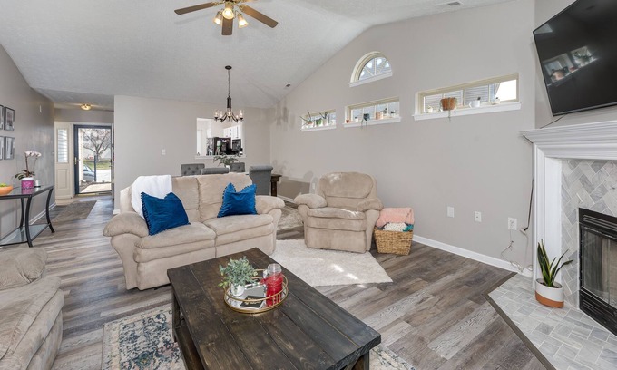 Fishers House | Cozy Ranch with fenced in yard and park