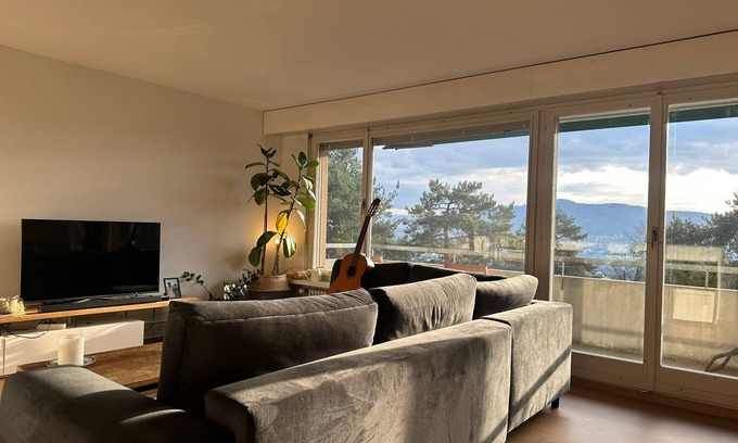 Hoengg Apartment | Cozy Room with Large Terrace & Stunning View