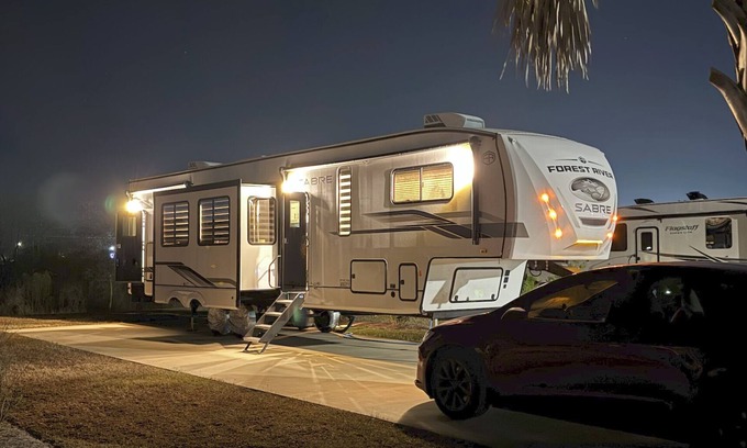 Foley House | Cozy Stationary RV Rental at Grand Riviera RV Resort