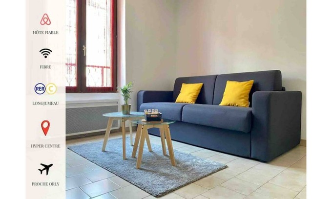 Longjumeau Apartment | ⭐️ COZY Studio ⭐️ EQUIPPED ⭐️ COMFORT ⭐️ORLY/MASSY/PARIS