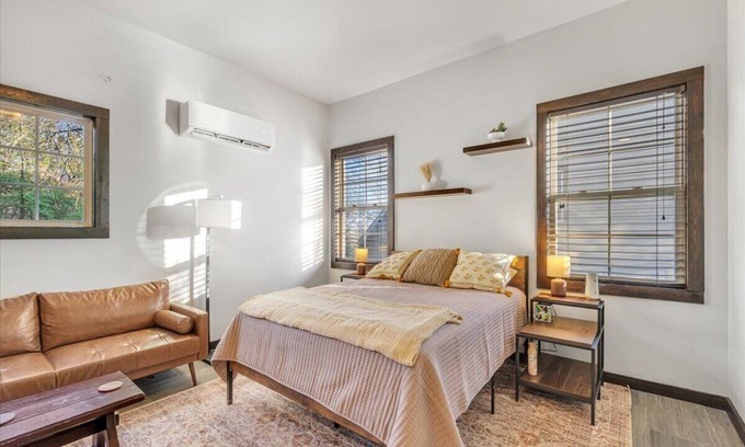 Fayetteville Apartment | Cozy studio located STEPS from the UofA campus and nestled in secluded woods!