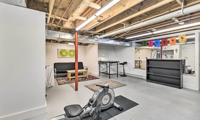 Winooski Apartment | 'Cozy Studio Plus' in Winooski w/Home Gym!