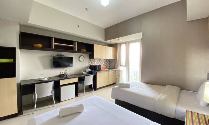 Hegarmanah Apartment | Cozy Studio Room At Skyland City Jatinangor Apartment