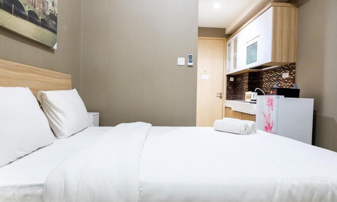 Serpong Apartment | Cozy Studio Tree Park Apartment near ICE BSD By Travelio