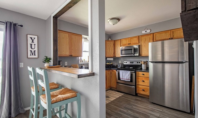 Glenrock House | Cozy townhouse in Glenrock, WY.