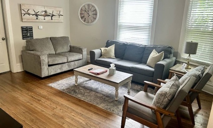 Libertyville Apartment | Cozy W Front Porch DT Libertyville near Naval Base