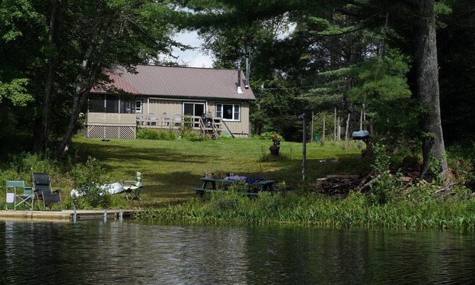 Lake Clear House | Cozy waterfront house on Lake Clear Outlet - In the heart of the Adirondacks