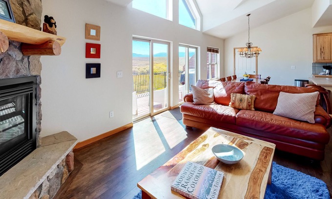 Pole Creek House | Creek-Side Mountain Townhouse with 180° View and Fireplace - Near Winter Park