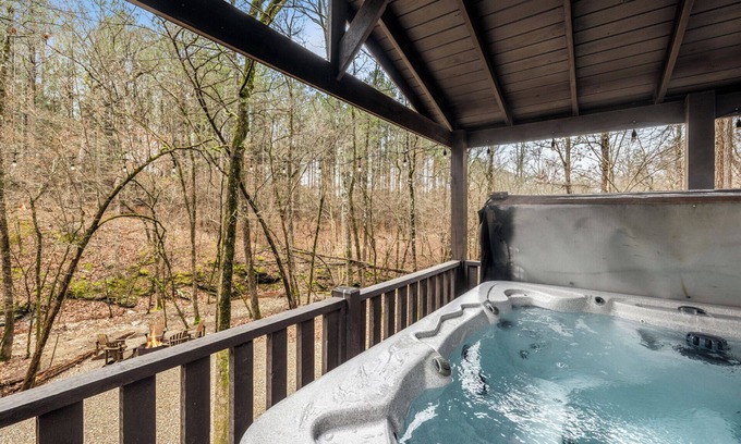 Broken Bow Cabin | Creekside Tango - Seasonal Creek! Pool Table! Pet Friendly! Free Firewood!