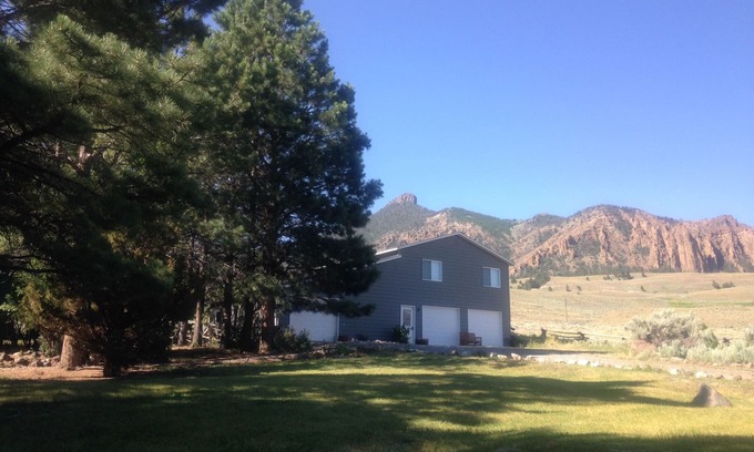 Wapiti Apartment | Creekworks Guesthouse, simple/clean apartment in the foothills of Wapiti Valley, mountain views!