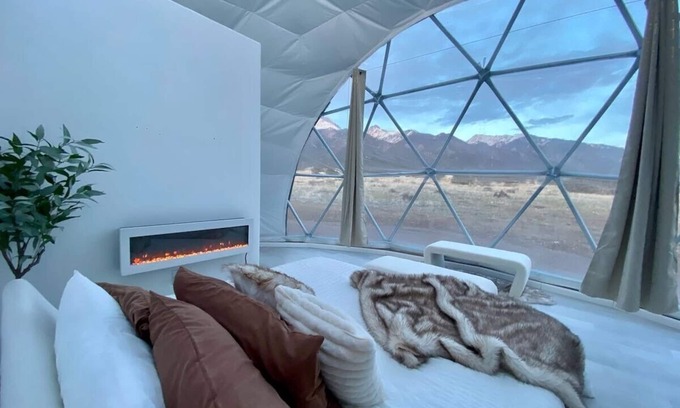 Crestone House | CrestDomes: “Stargazers Paradise” a Luxury Glamping Dome near the Sand Dunes