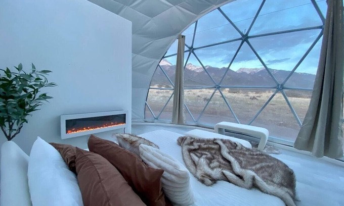 Crestone House | CrestDomes: “Stargazers Paradise” a Luxury Glamping Dome near the Sand Dunes