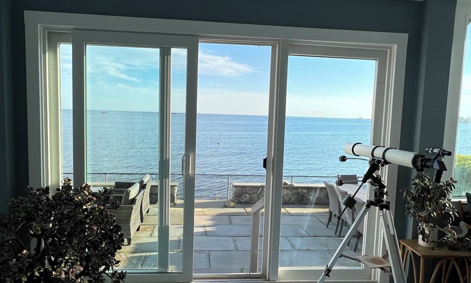 Pine Orchard House | CT Waterfront beach house! Family-sized with all the amenities.