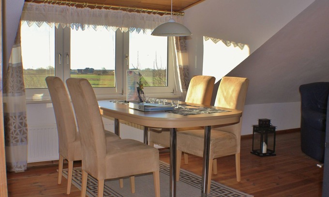 Pellworm Apartment | Curr. West view with island view