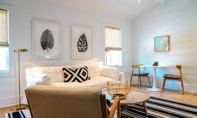 Seagrove Beach House | Custom California Vibe Carriage House in Seagrove