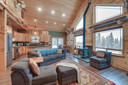 Kasilof House | Custom Kasilof Cabin on 40 Private Acres