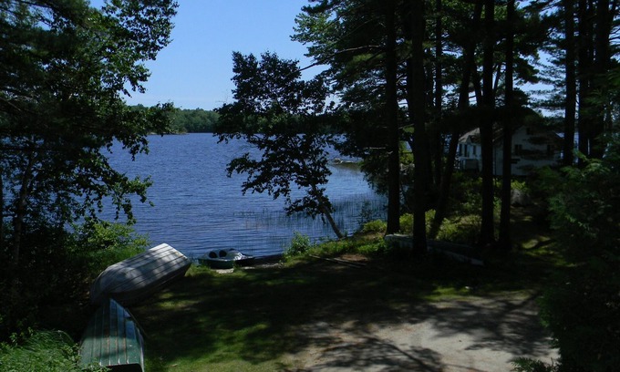 Damariscotta Cottage | Cute Boathouse Cottage (Top floor) with lake views on Pemaquid Lake