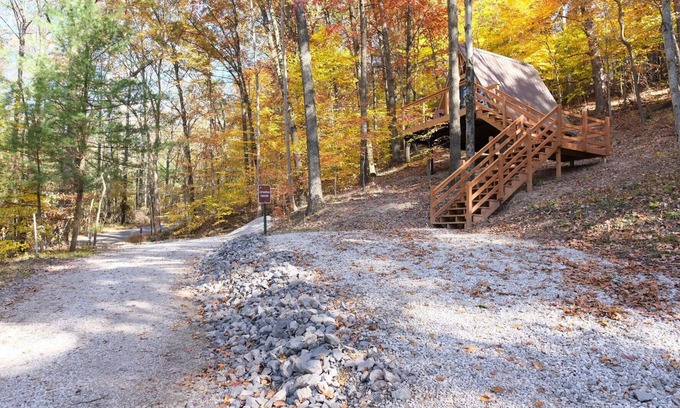Scio Cabin | Cuyahoga/Rustic Lakeview Cabin- 2 Person A-Frame