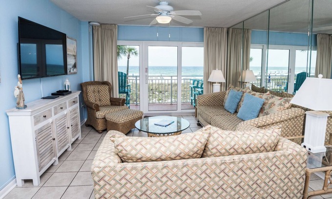 Gulf Lagoon Beach Condo | D106 Low Floor, Steps from Beach, Covered Parking for One Vehicle!