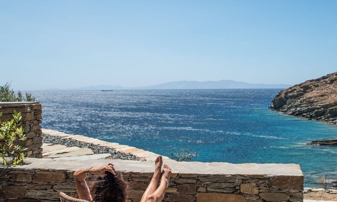 Agios Romanos Apartment | Dazzling Tinos See Front Studio | Domus Elia Studio | Breathtaking Sea Views | Private Furnished Terrace | Pet Friendly | Shared Outdoor Pool | Prime Location | Agios Romanos