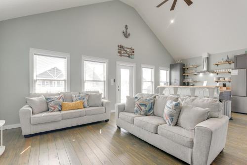Crystal Beach House | Deck and Patio Recently Built Bolivar Peninsula Gem