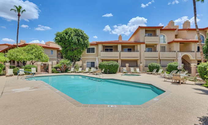 North Mountain Condo | Deck & Resort Amenities: Phoenix Escape By Hiking