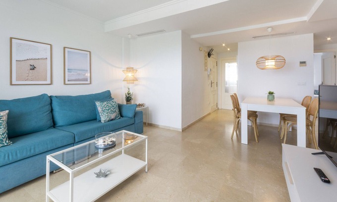 Grau i Platja Apartment | Decorated in modern style, with wifi free, International channels, BBQ, children's area,
