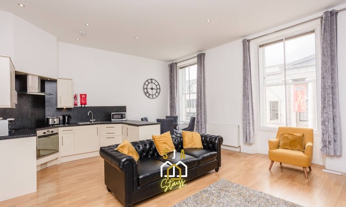 Central Aberdeen Apartment | Dee Retreat 1 - SJA Stays - Modern 1Bed Apartment