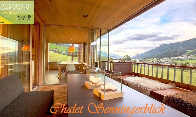 Bramberg am Wildkogel Ski Chalet | Delicious dining with a view of Hohe Tauern National Park,close to the ski lift