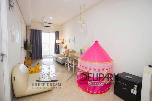 Kesawan Apartment | Delipark Mall Luas 60Meter 2Kamar Lincoln Lt17