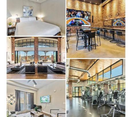 Downtown Salt Lake City Apartment | Delta and Salt Palace King Bed Golf Simulator Gym
