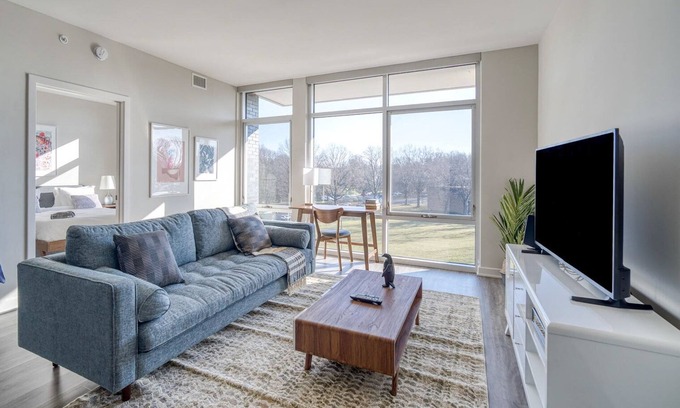 McLean Apartment | Deluxe Fairfax 1BR w/Elevator & Pool, nr Bus Stops, by Blueground