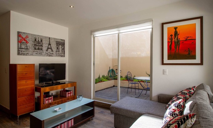 Contadero Apartment | Depa,amueblado,equipado,terraza, gym,seg, jardín