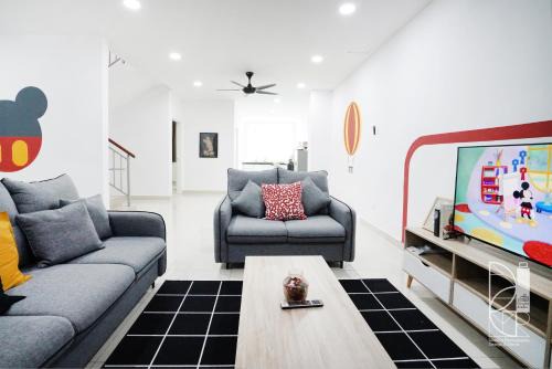 Bandar Penawar House | Desaru KTV Mickey Theme by Joyfully 29M6