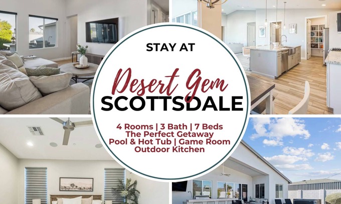 Scottsdale House | Desert Gem: Stylish Scottsdale Escape Pool & Spa