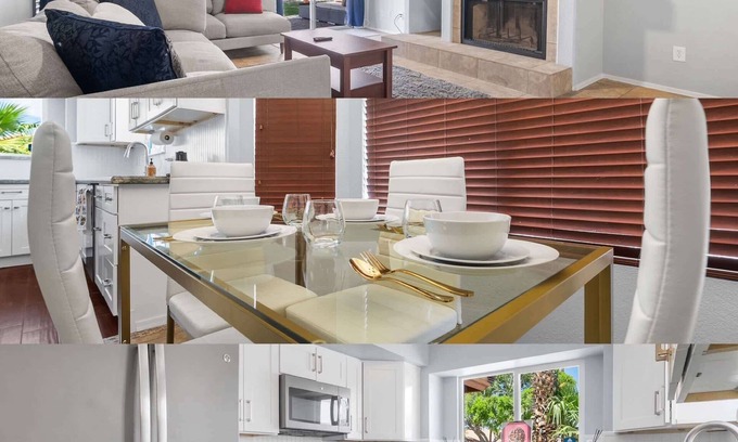 Mirage House | Desert Getaway | Mountain Views + Backyard Lounge