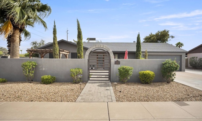 Melrose Paradise House | Desert Oasis with a Private Pool and 2 secluded, outdoor entertainment spaces.