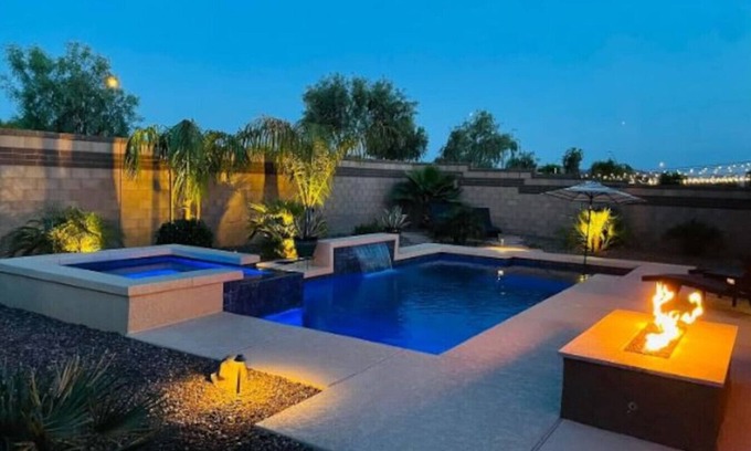 Sossaman Estates House | Desert Pearl Retreat w/Award-Winning Luxurious Design, Hot Tub & Pool in Phoenix, AZ