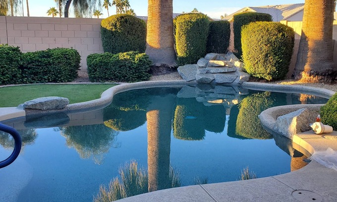 Palm Valley House | Desert retreat with private heated pool & golf cart. Goodyear AZ.