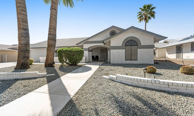 Sun City West House | Desert Tranquility - Stylish Home with WiFi, AC, Patio & Yard