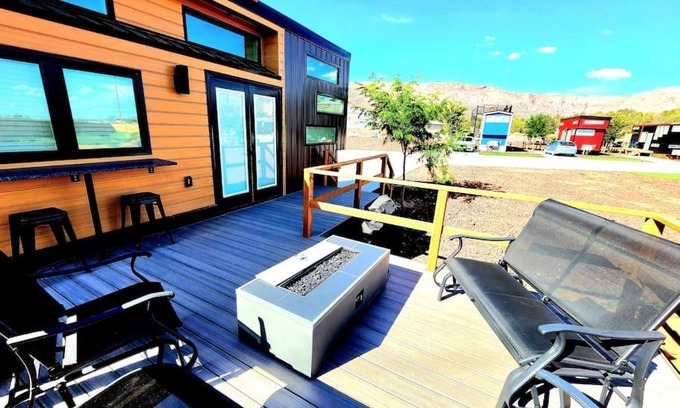 Apple Valley House | Designer Modern Tiny Home w All of The Amenities