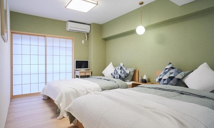 Hyakunincho Apartment | Designer's Apartment 2 bedrooms Shin-Okubo Sta（3）min 和風