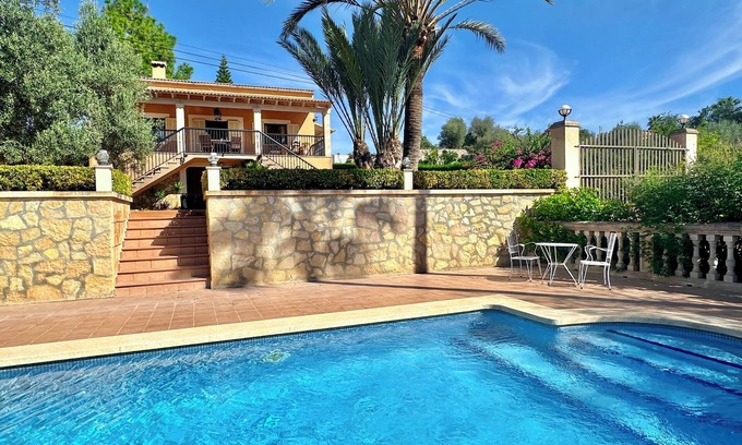Sineu House | Detached finca, private pool, panoramic view, terrace with shadow, Internet,