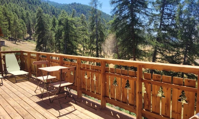 Le Devoluy Ski Chalet | Detached wooden chalet, La Joue du Loup (200m walk to ski slopes and shops)