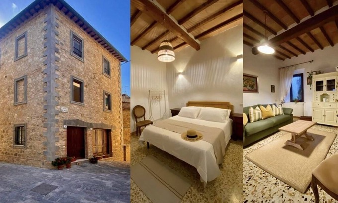 San Quirico d'Orcia Apartment | Dimora del Poggio - cozy Tuscan apartment