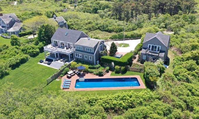 Dionis House | Dionis 4BR house w/2BR cottage, pool, water views, 2 acres and very private
