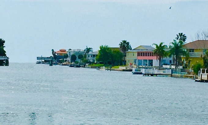 Spring Hill House | Direct Gulf access on deep water canal and private floating dock